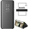Buch Leder Spiegel Flip Case für Samsung Galaxy A04s A14 A54 A53 A33 A73 Xiaomi Redmi Note 12 11 Poco X5 iPhone 14 13 12 11 Pro Max Clear View Cover