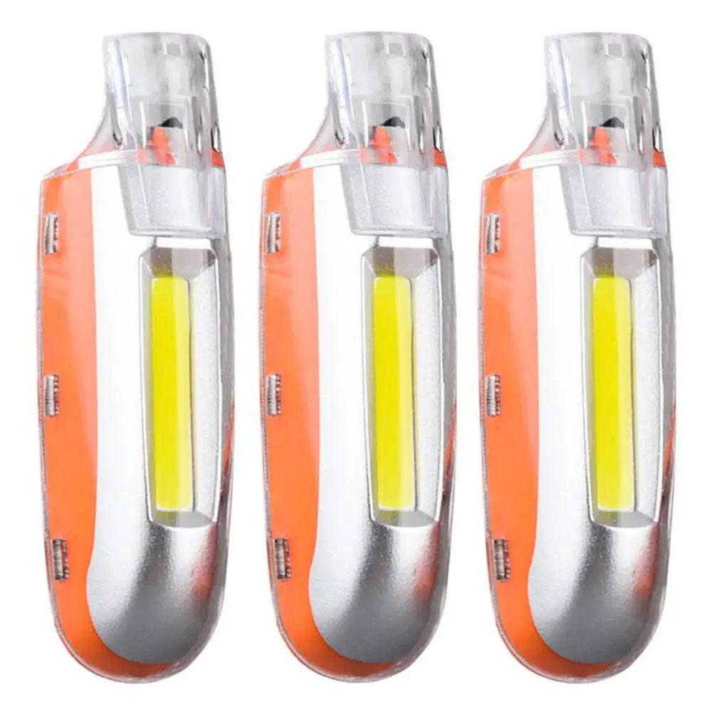 Sifflet Lumineux Multifonctionnel LED Lampe Torche Portative COB pour Camping Réglage 3 Vitesses Lampe Torche Sifflet d'Urgence