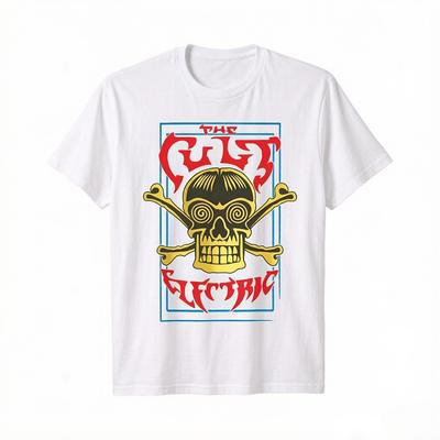 The Cult Electric Skull Official T Shirt Unisexs and Womens Fashion That Goes Well Together Summer Drip Clothing