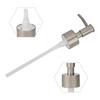 ABS Plastic Pump Head Tube Black Head Shower Silver
