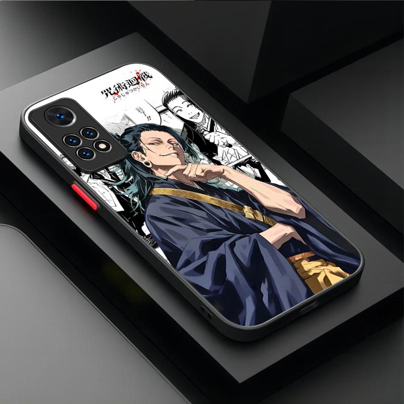 Anime Jujutsu Kaisen Case For Xiaomi Redmi Note 14 13 12 11 Pro Plus 5G 12S 11S 10S 10 9 Redmi 14C 13C 12C 12 4G A3 A3X Etui