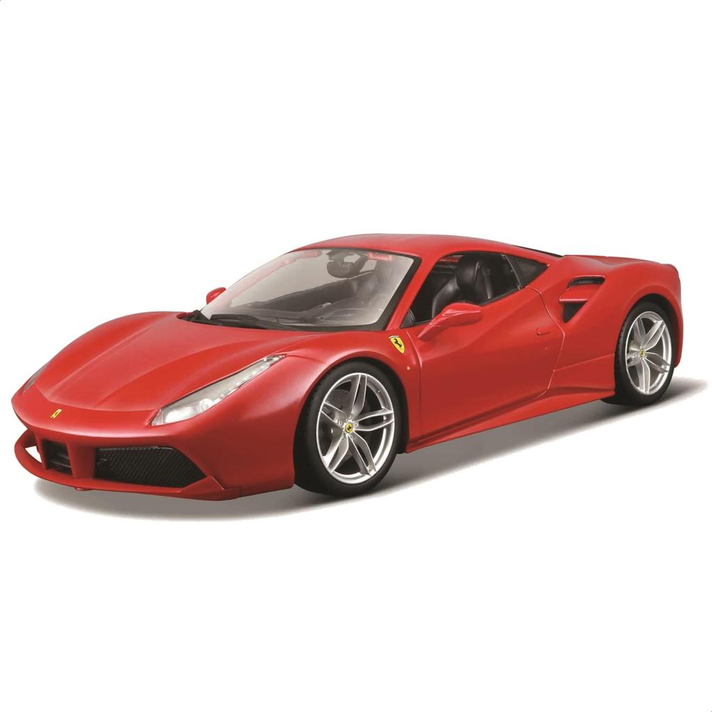 Bburago 1/18 Scale Ferrari 488 GTB Red / Diecast Model Car Finished Product 18-16008
