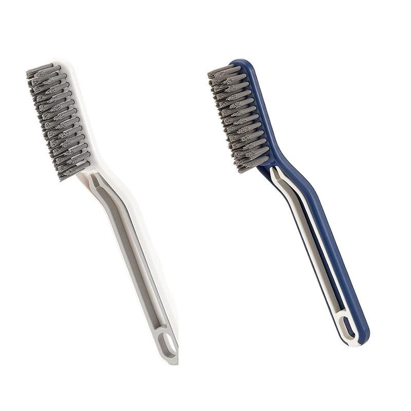 1PC Tidy Bathroom Gap Brush Window Crevice Dirt Clamp Cleaning Tools Dust Brush Groove Plastic Multifunctional