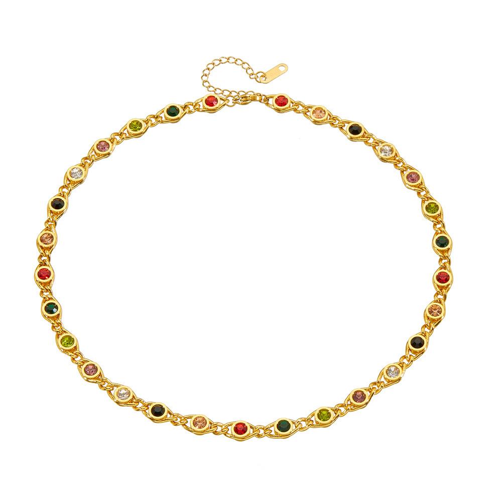 Neck Chain Set Bracelet Light Luxury High-End Necklace Female Collarbone Chain. Premium Durable Quality Useful