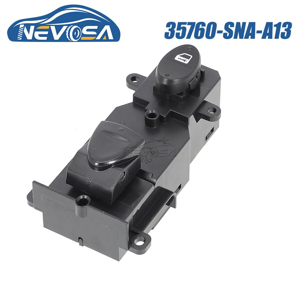 NEVOSA 35760-SNA-A13 For Honda Civic 2006 2007 2008 2009 2010 2011 Car Passenger Electric Power Window Switch Button 35760SNAA13 35760-SNA-A13