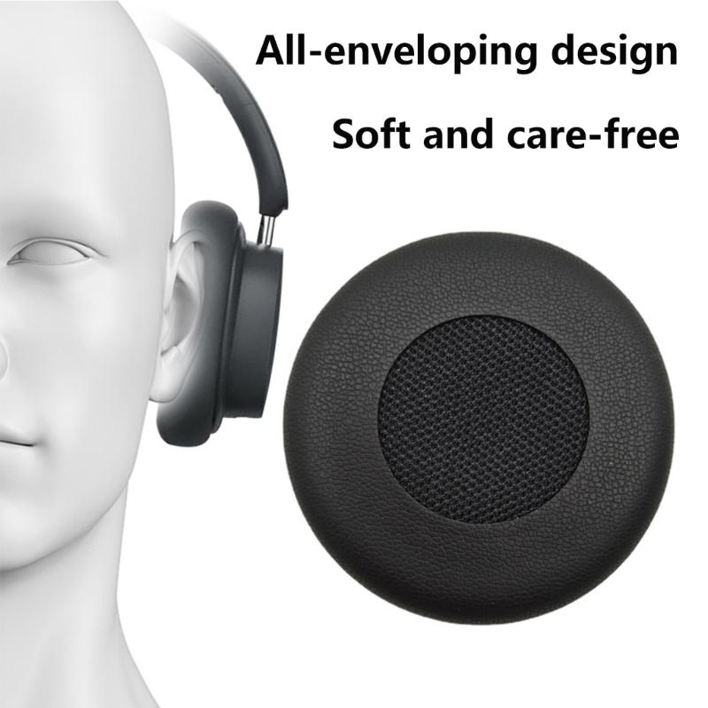 1 Pair Replacement Ear Pad Cups Earpad Memory Foam Cushions Cover for Evolve 20 20se 30 30II 40 65 65+ Accessories