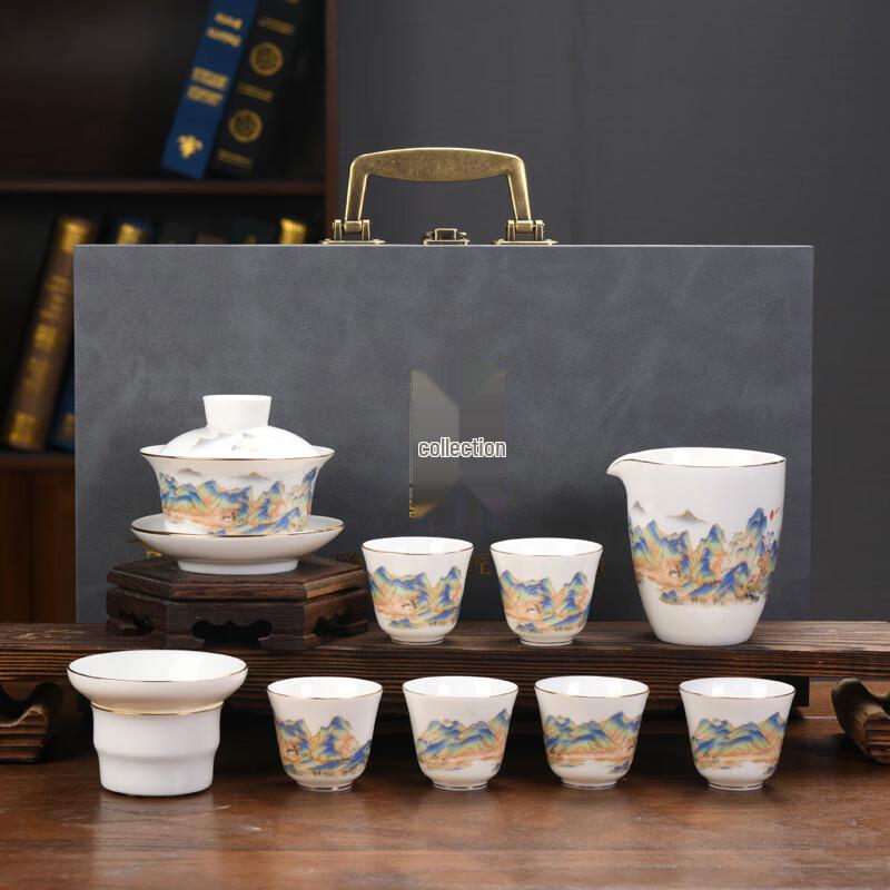 Dehua White Porcelain Gongfu Tea Set