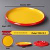 Melamine Nordic Style Cold Dish & Stir-fry Plate for Restaurants and Hotels