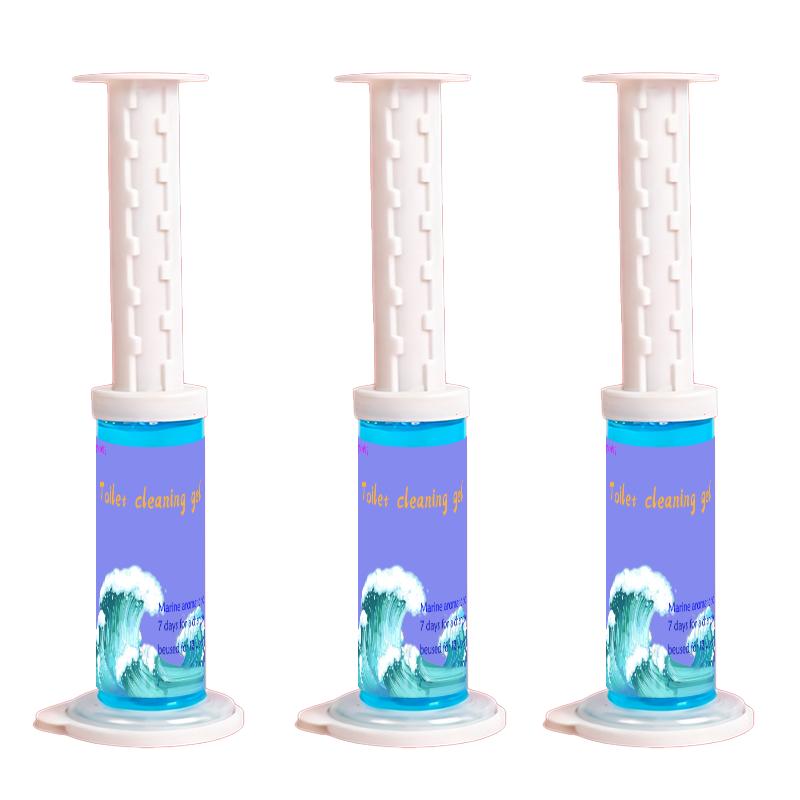 1/3Pcs Toilet Cleaner Gel Syringe Aromatic Drain Toilet Cleaning Detergent Air Freshener Remove Odors Home Bathroom Sblue Ocean