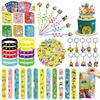 Spongebob Party Favors Birthday Balloon Gifts Bracelet Badge Stickers Stamp Baby Shower For Christmas Gift Decor 3D Round Sensory Compression Bouncy