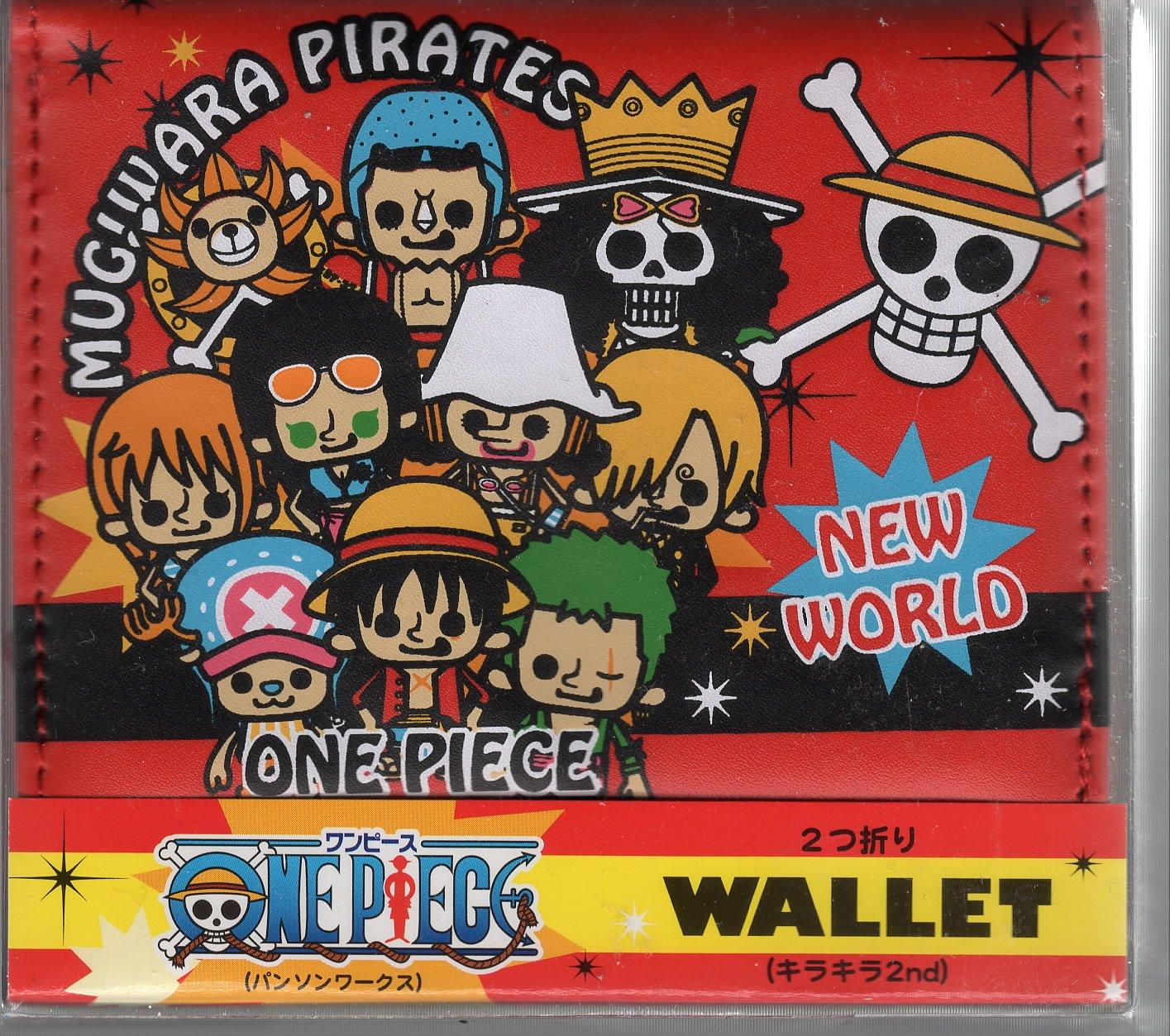 

Кошелек One Piece Кошелек Команды Соломенной Шляпы Двухсложный (Блестящий 2-й)