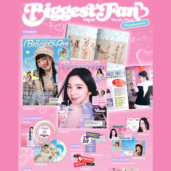 [Pre-order] IRENE - 1st Album [Biggest Fan] (Photobook Ver.)