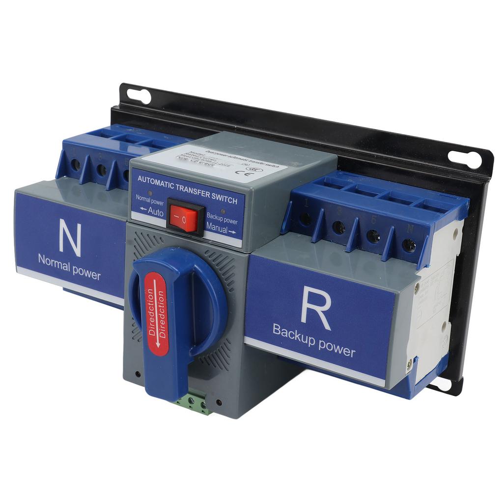 Dual Power Automatic Transfer Switch Overload Protection PC Housing Changeover Switch for Bank AC400V