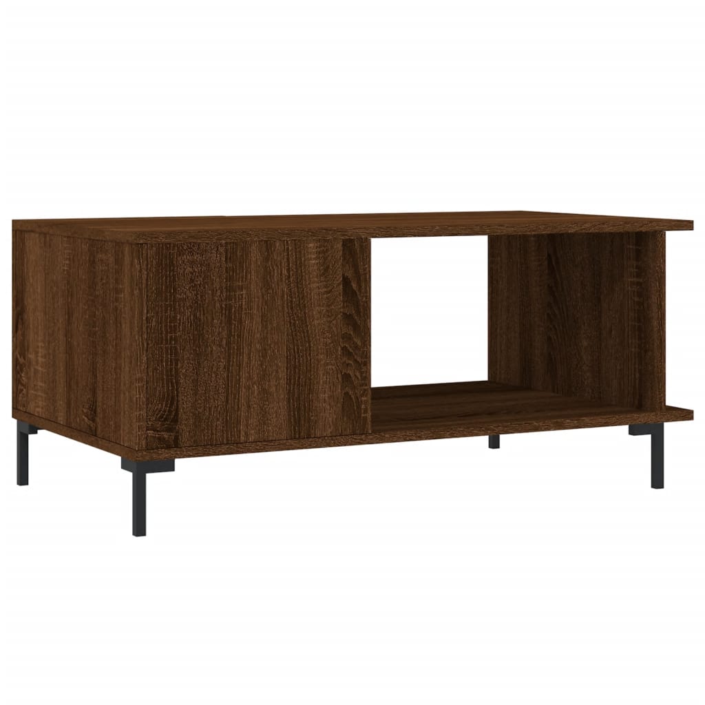  Coffee Table, Brown Oak, 90x50x40 Cm