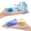 Marine Life Plastic Jellyfish Statue Static Tabletop Ornament For Decor Home