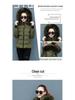 Women's Winter Short Cotton Jacket with Fur Collar - Slim Fit and Thickened for Warmth