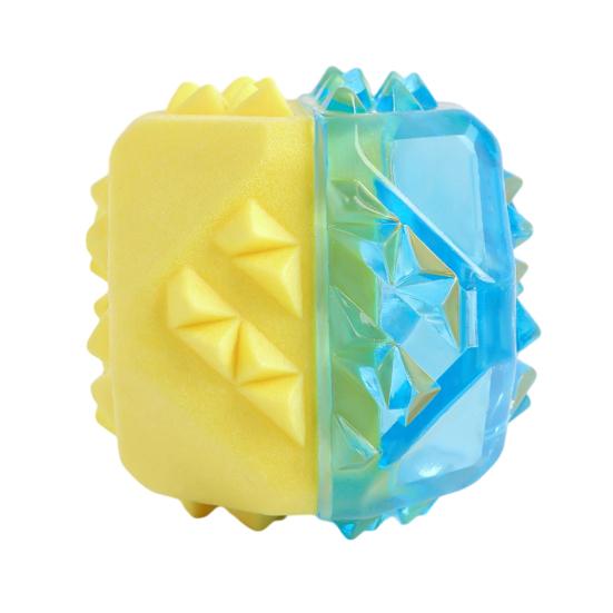 Summer Pet Cooling Chew Toy Freezable Textured Ring Shark Bone Ice Stick Cube Puppy Toy Water Filling Dog Teeth Cleaning Toy