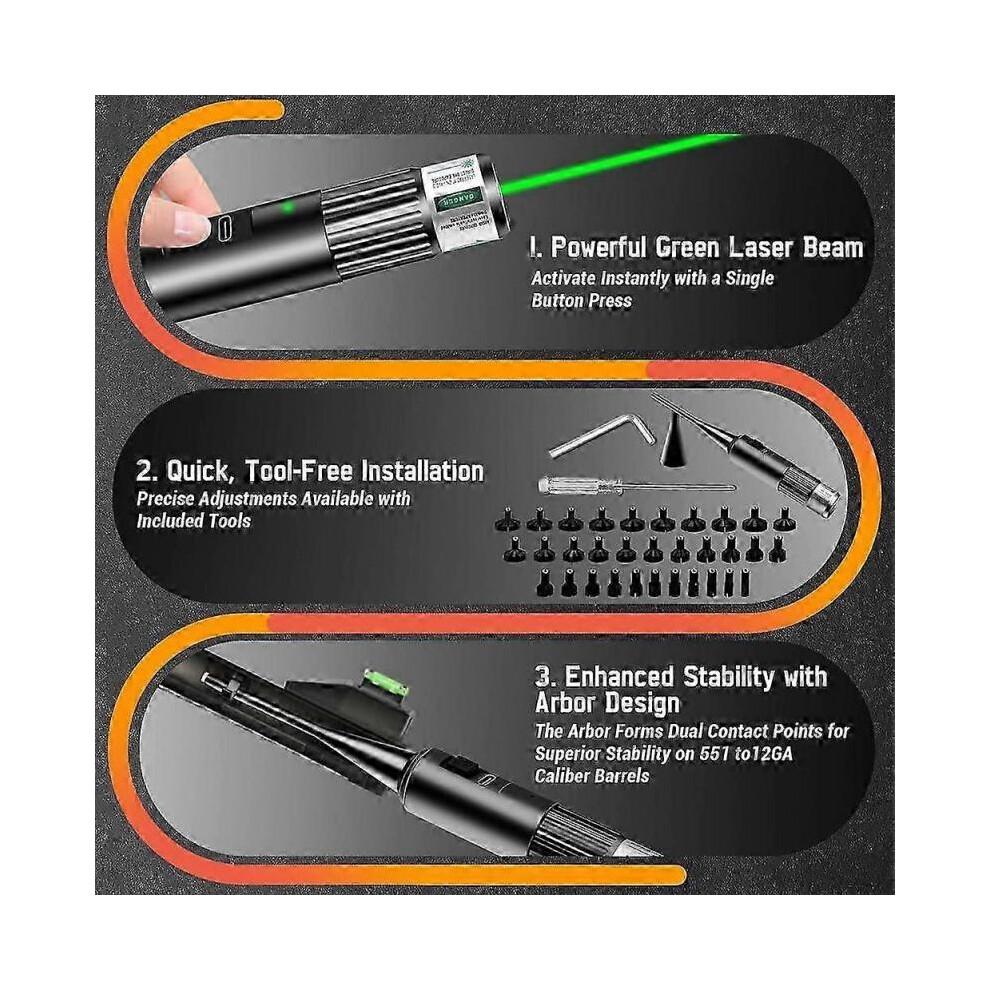 Green Laser Sight Aligner Alignment Calibration Zero Reset Device Adapter Green