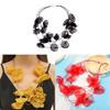 Exaggerated Temperament Necklace Multilayer Lace Flower Gauze Art Petal Necklace for Women Fabric Flower Piece Choker