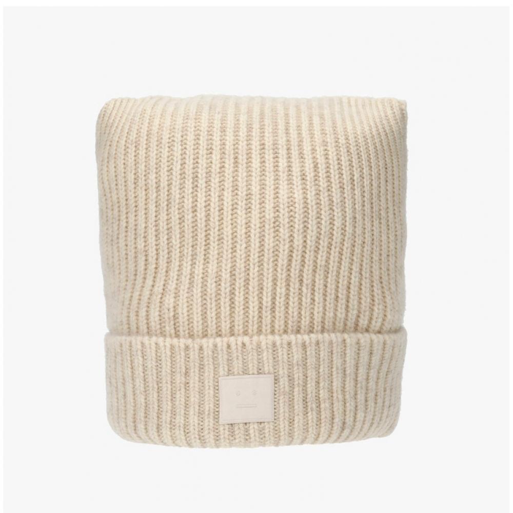 Acne Studios Face Logo Patch Beanie C40426