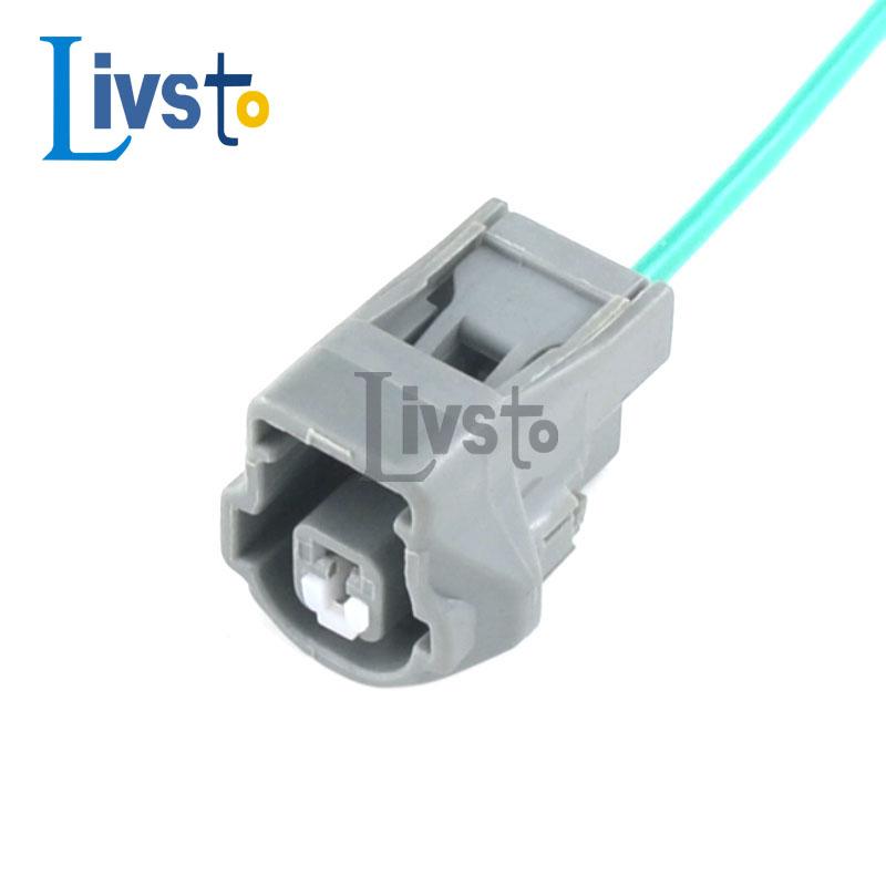 1 Sets 1 Pin Waterproof Auto Connector 2JZ Knock Sensor Plug Wire Harness Pigtail For Toyota Lexus 90980-11166 7283-1015-10 1 set