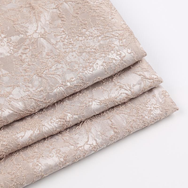 New Chinese Style Woven Jacquard Fabric Subtle Texture for DIY Wedding Dress Women's Casual Jacket Dress