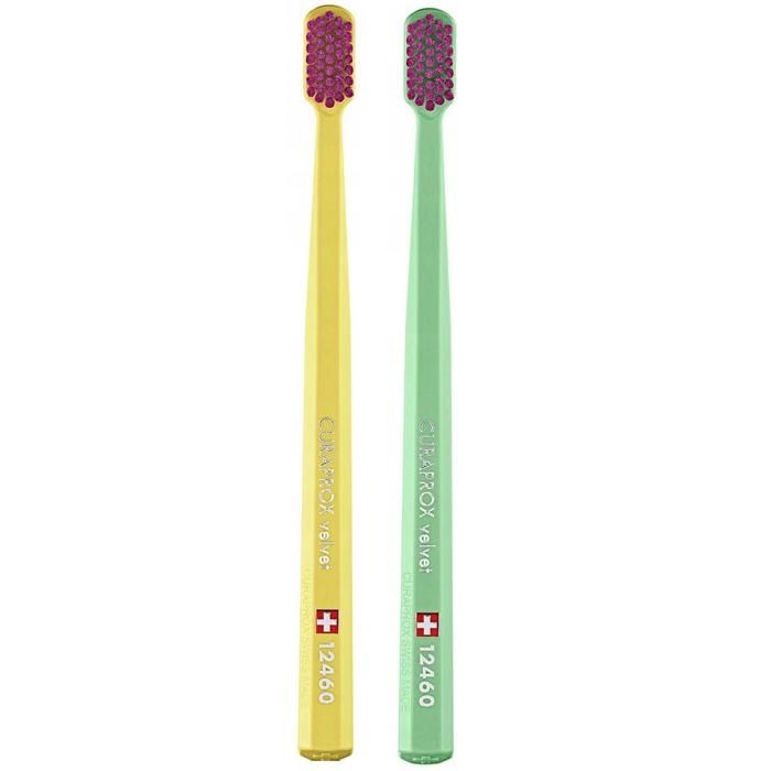 Toothbrush - Curaprox - CS 12460 Velvet - Ultra Soft - 12460 Bristles - Set of 2 - Random Color