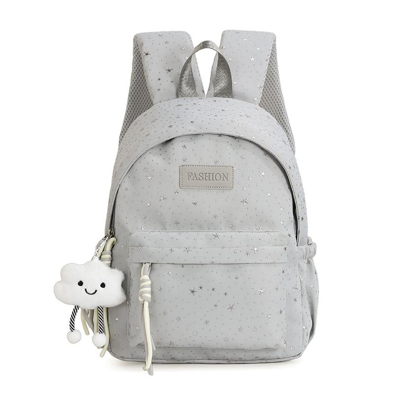 Schoolbag1011 new star schoolbag sweet and fresh girl style large capacity backpack light and fashionable middle and high school backpack
