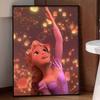 Disney Diamond Painting 5D Round Diamond Full of Diamonds Diy Handmade Stickers, Home Decoration Paintings, Tangled Lanterns