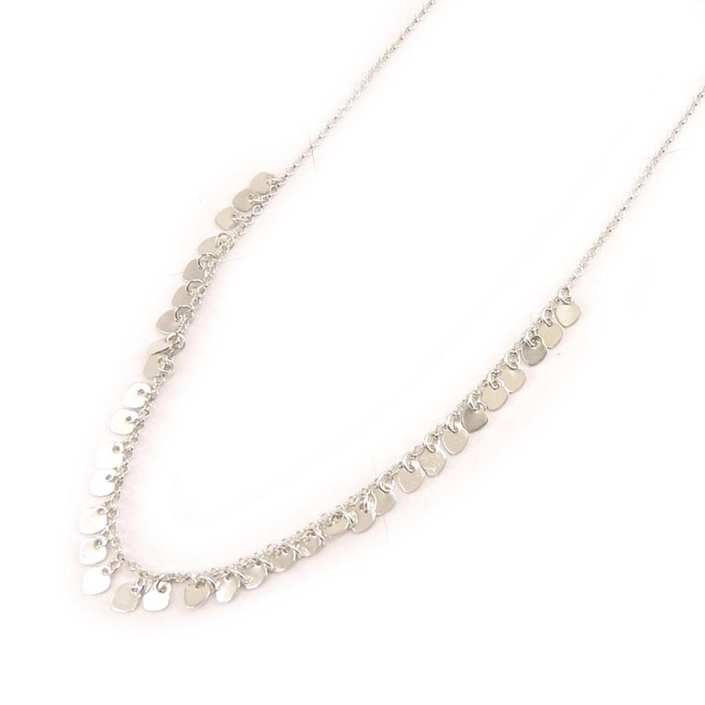 Les Trésors De Lily [C9374] - Silver 'Amoureuse' Necklace