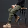 Spring and Autumn Four Seasons New European Quality Cotton Tooling Cone Tie Straight Sports Casual Pants Men's Tide Pants