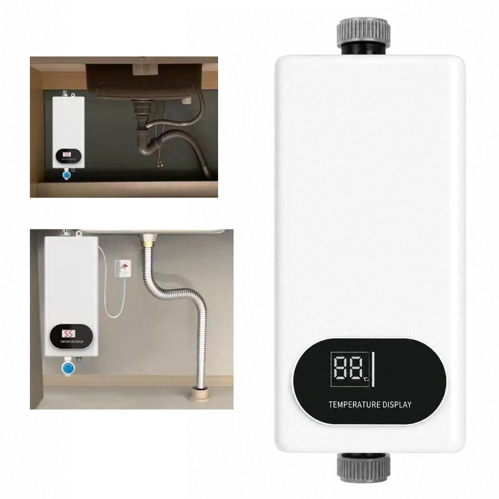 Instant Hot Water Instant Water Heater Digital Display Tankless Water Heater Shower Heating