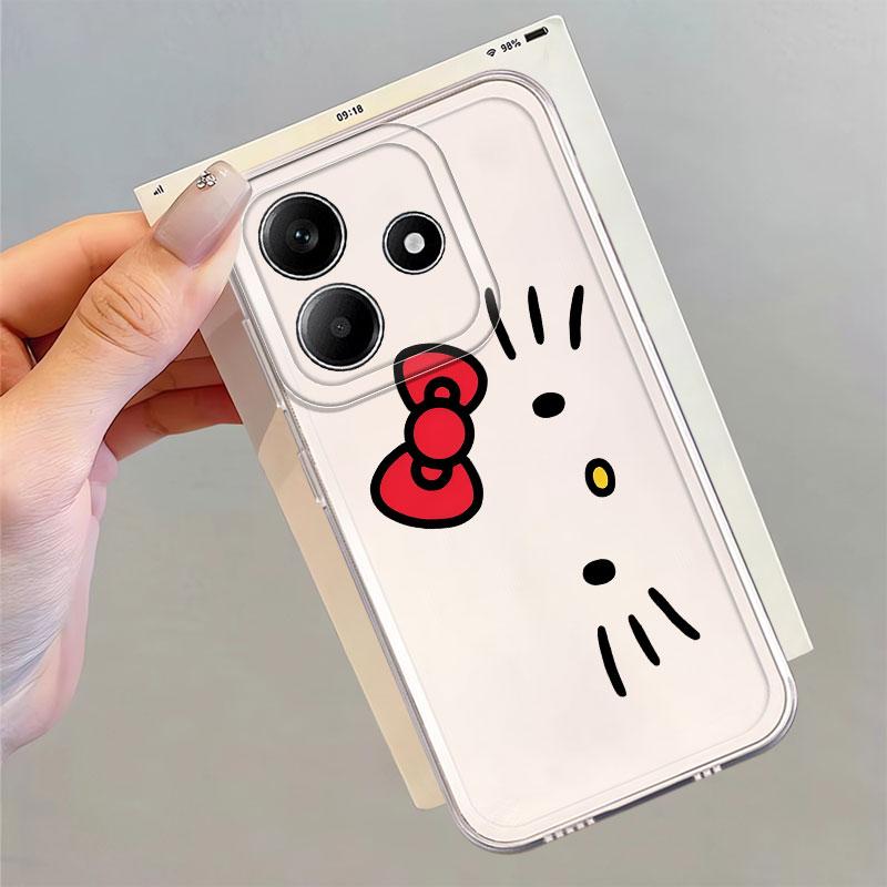 Case for Xiaomi Redmi Note 14 Pro Plus Note 13 13C 12S A4 11S 9 10 10S 11 14C 12 Soft Phone Cover Sanrio Hello Kitty