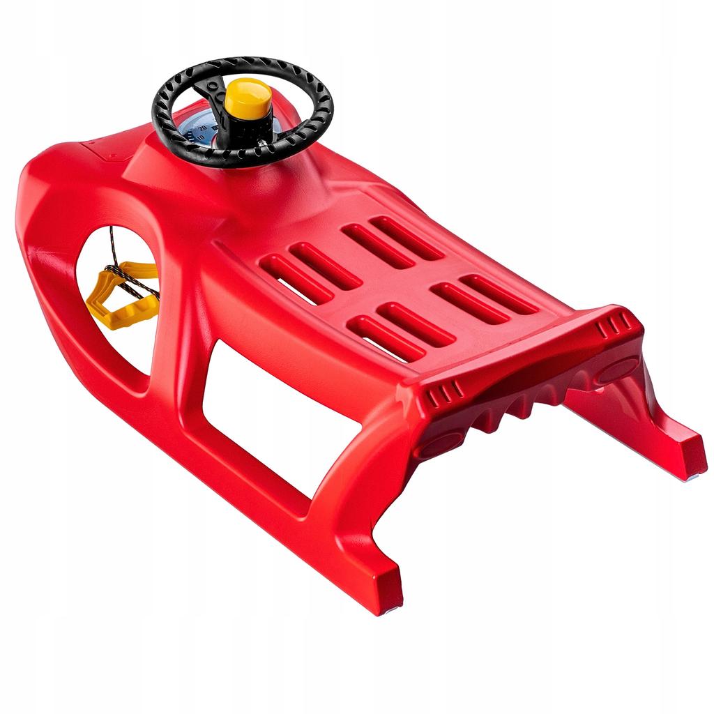 KADAX Sanki Plastikowe Z Kierownicą Dla Dzieci Ślizgacz Zjazdowy Ślizg