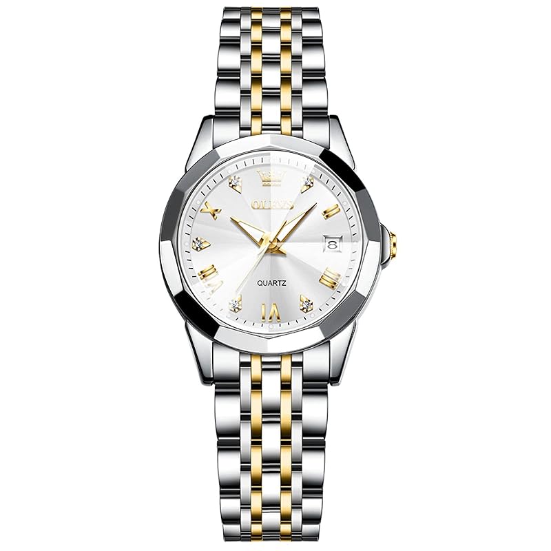 

RORIOS watch ladies watch woman Fashionable cute quartz analog Life waterproofing stainless steel band commute casual Christmas birthday present watch
