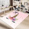 1PC Unicorn Flowers Non-Slip Floor Carpet, Office, Family, Bedroom, Studio - Large Area Rug, Vibrant Colors, Longlasting Material-X406