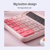 Desktop Calculator 12 Digit Large and LCD Display Big Button Calculators Solar Power and Battery Operated Suitable for Office