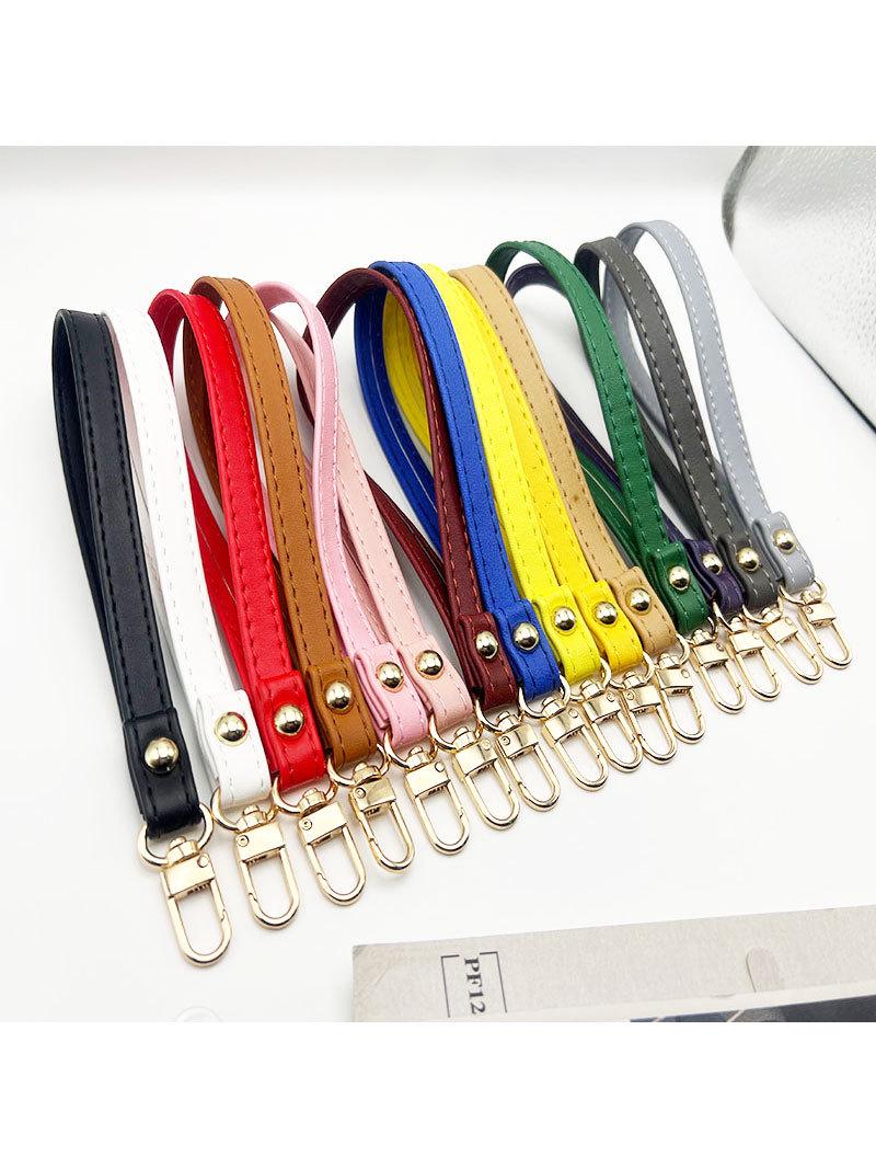 

PU Colorful Shoulder Strap for Women s Bag - Gold Buckle, Adjustable, Crossbody Handbag Accessory, Multiple Colors Black