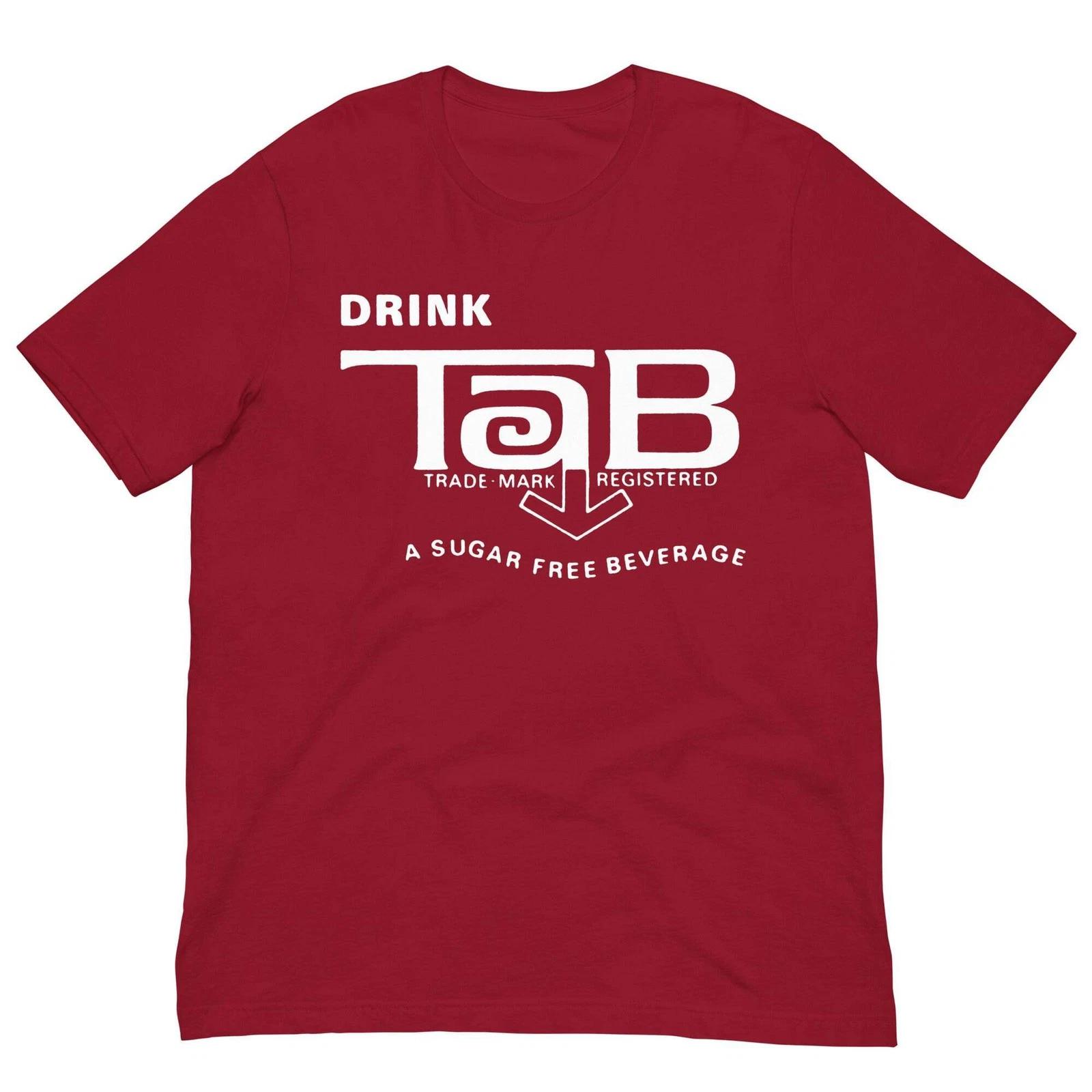 

Vintage Retro Tab Cola T Shirt Soda Pop Graphic Tee For Men Women S