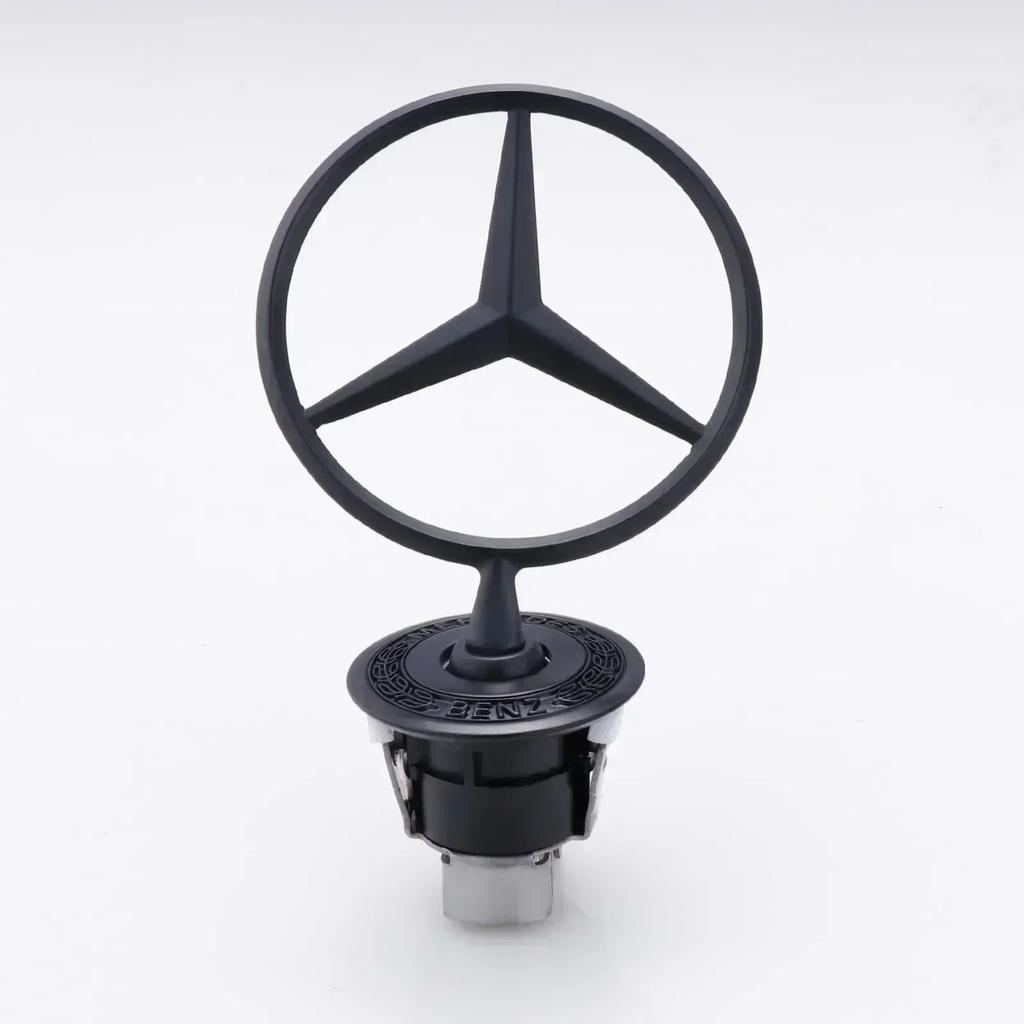 GCTO3 Zinc Alloy Car Front Hood Emblem Bonnet Label Badge Decal For Mercedes Benz C E S Class W204 W205 W212 W213 W211 W220 W222 W223