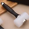 Leathercraft Carving Hammer with Wood Handle Leather Craft Tool T-Shape Hammer Easy To Use for Craft Project