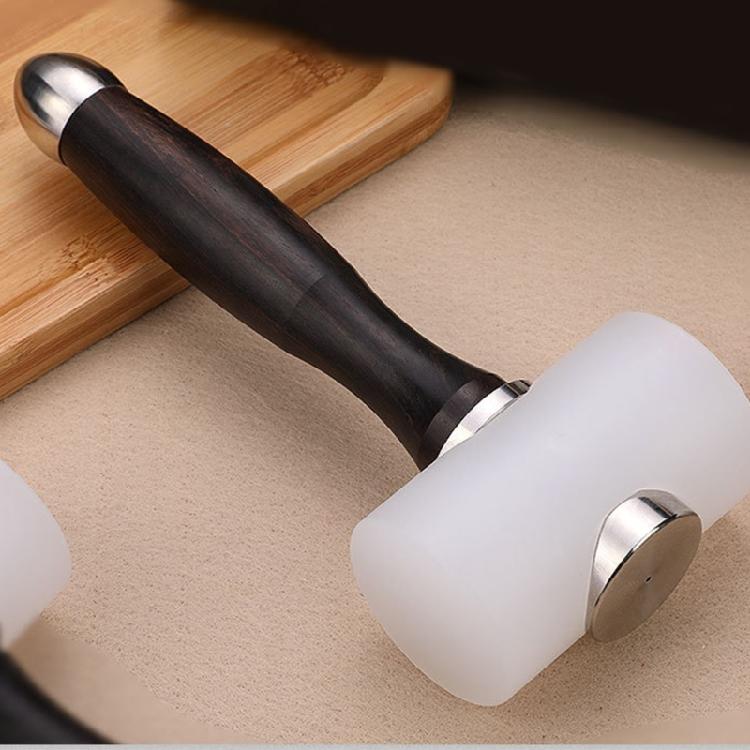 Leathercraft Carving Hammer with Wood Handle Leather Craft Tool T-Shape Hammer Easy to Use for Craft Project