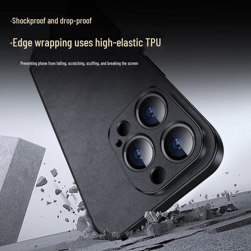 Shangsu Luxury Suede iPhone 16 Series Phone Case