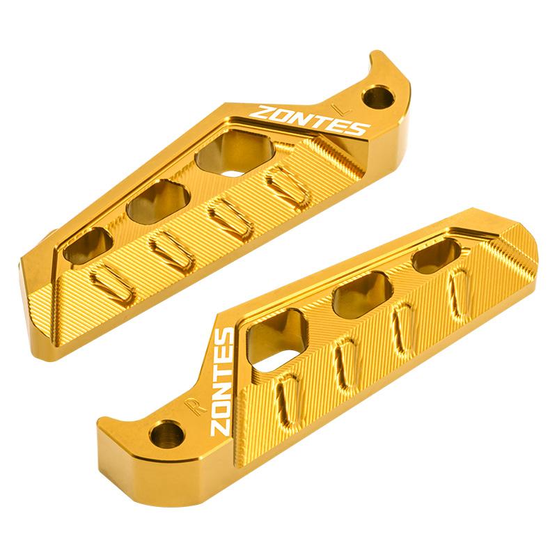 For Zontes G1 125 ZT125 G1 ZT125U ZT 125 U ZT 310X ZT310R Motorcycle Accessories Rear Pedal Passenger Footrest Pegs Foot Plate