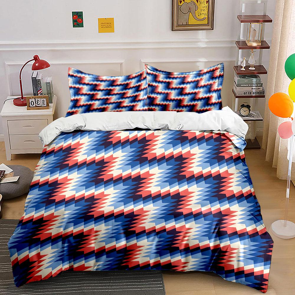 

Zigzag geometric chevron pattern. Bedding sets Duvet cover sets Duvet covers Pillowcases(1 * Duvet Cover 2 * Pillowcases, without duvet insert) 135x200cm