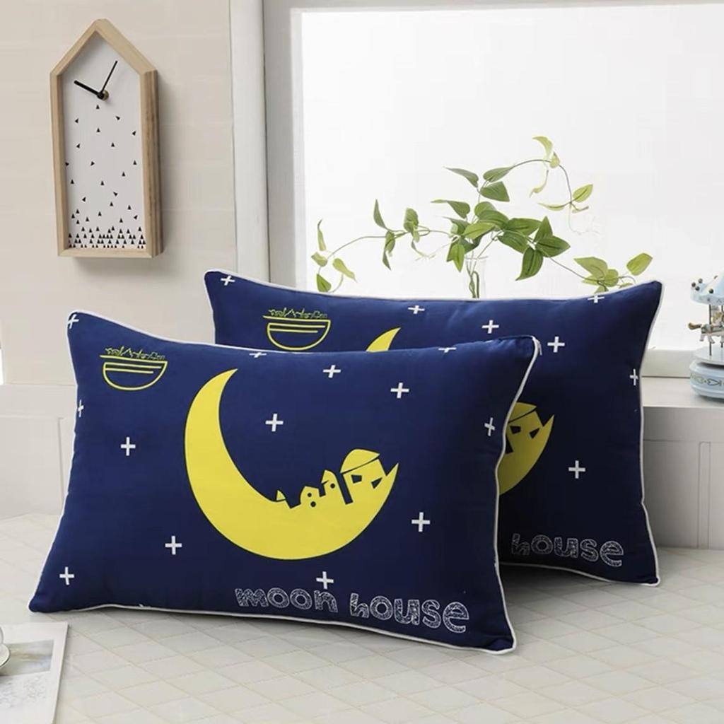 Neck Support Pillow Pair with Pillowcases for Adults & Students - Perfect for Home or Dorm