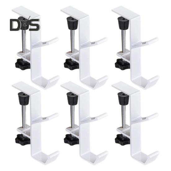 1/2/4/6Pcs Christmas Stocking Holders Rust-Proof Scratch-Resistant Adjustable Garland Hangers Fireplace Stocking Holders