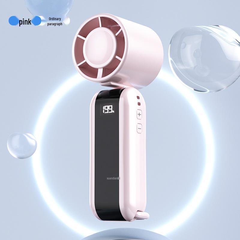 High-Speed Portable Folding Fan with Ice Pack and Neck Strap Ice Pack Folding Fan