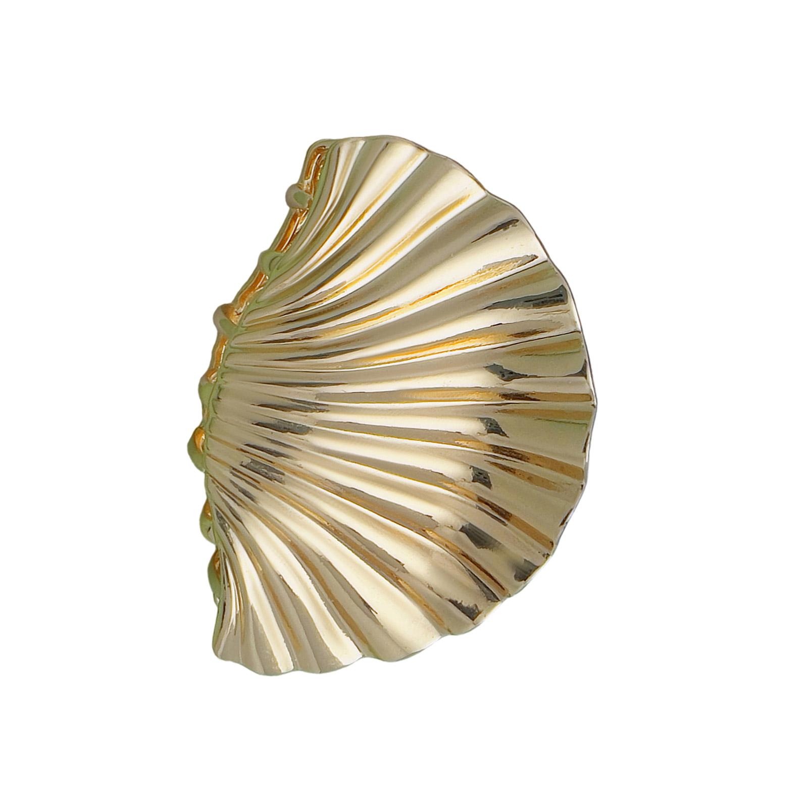 

Элегантные золотые металлические ракушки для волос заколки для женщин стильный зажим краб зажим для волос украшение для придания формы заколка коготь для ежедневного использования S