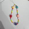 Summer-Colored Beads Phone Lanyard: Vibrant Anti-Lost Chain & Bag Pendant for Girls